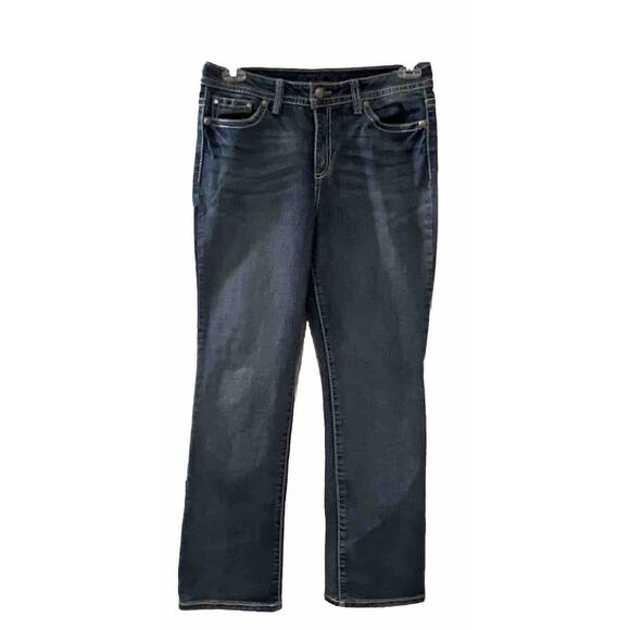 Code Bleu Denim - Code Bleu Women's Annette Modern Rise Bootcut Heavy Embellished Jeans Size 10/29